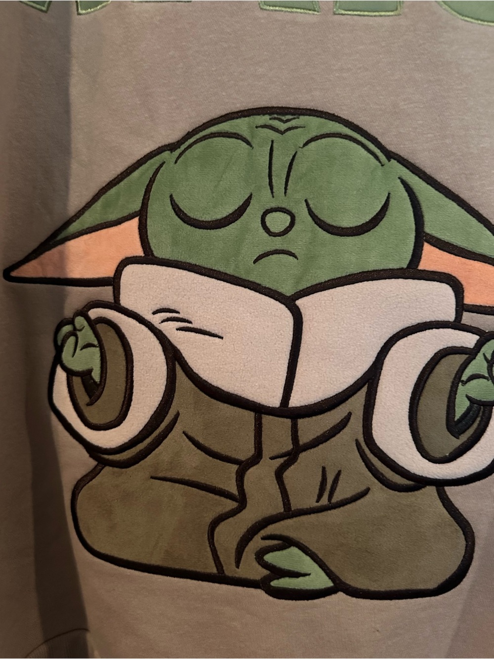Star Wars: The Mandalorian Grogu Zip Hoodie - Picture 6 of 9